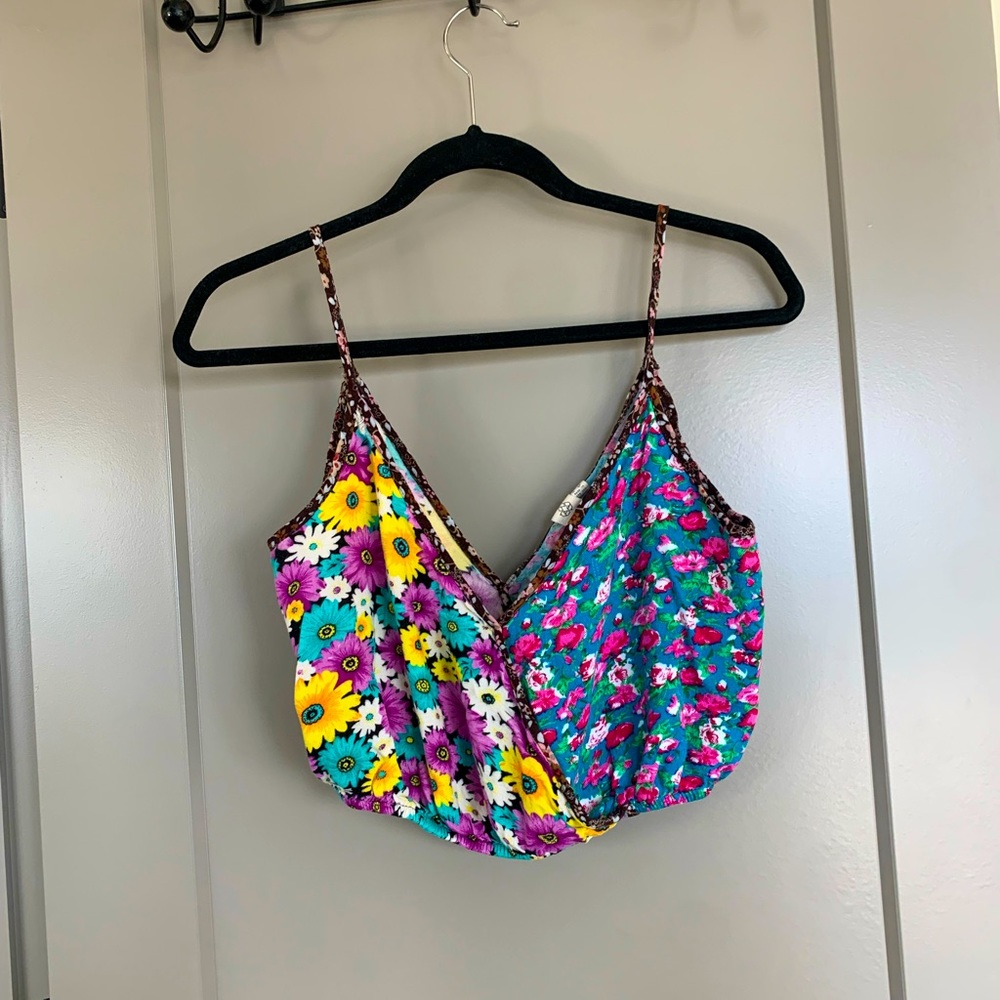 Eco Friendly, Urban Renewal Floral Crop Top